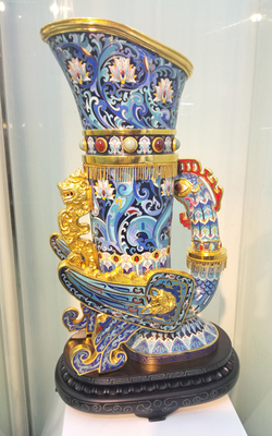 張同祿景泰藍《鳥杯》 中華藝術瑰寶與現代電腦動畫設計的融合